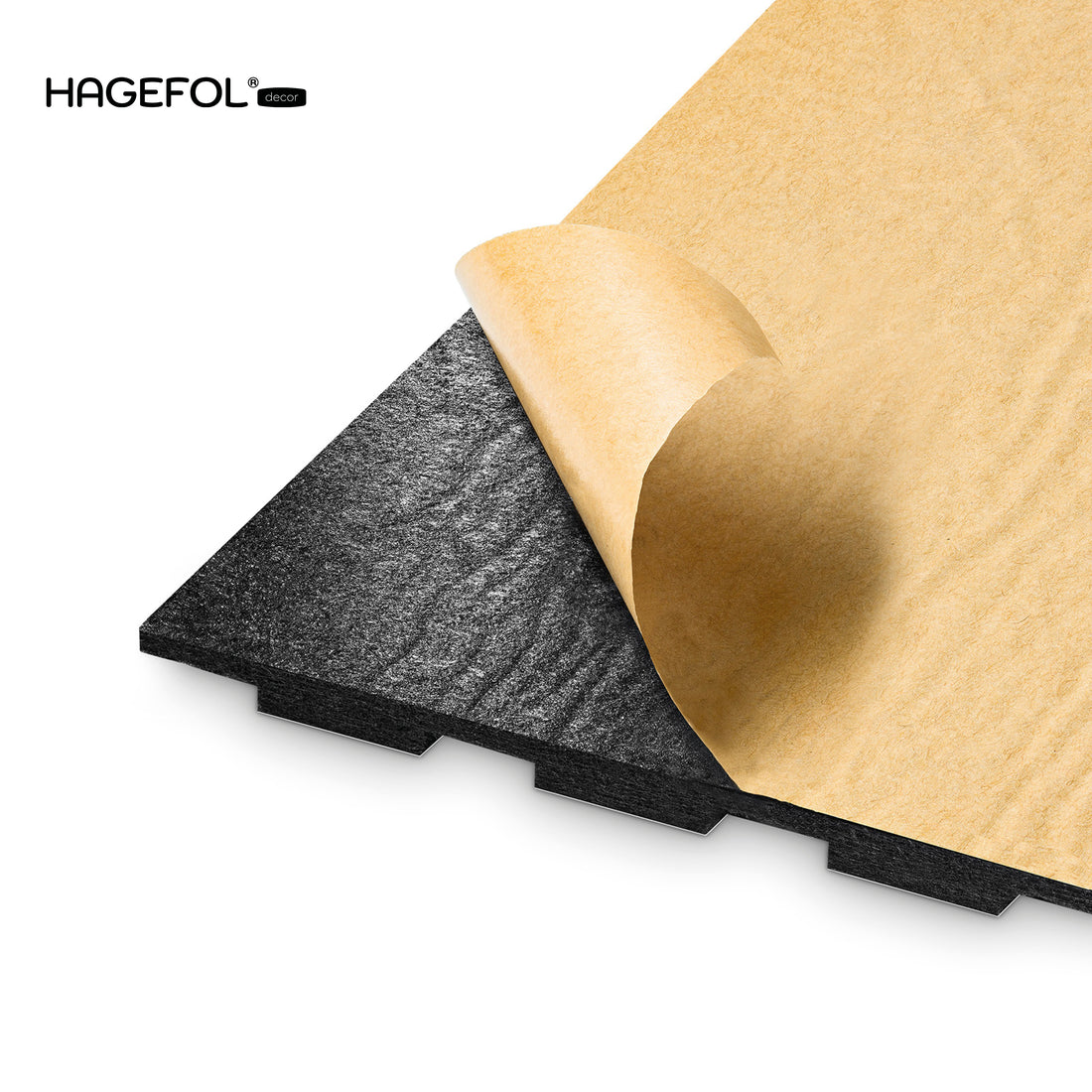 HAGEFOL® Akustikpaneele Lite, Selbstklebend, 240x56 cm, Grau