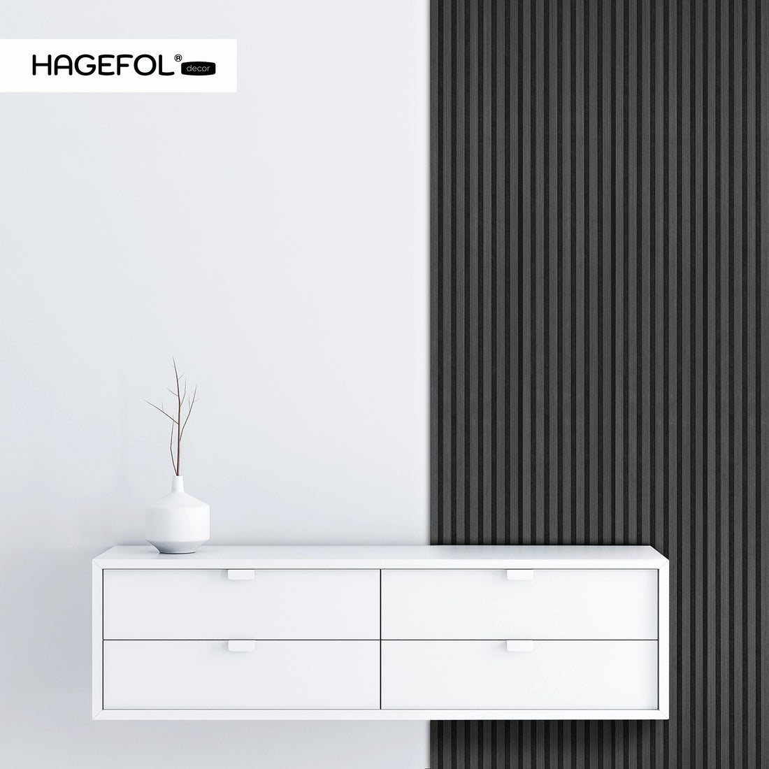 Musterbox HAGEFOL® Akustikpaneele Lite, Selbstklebend