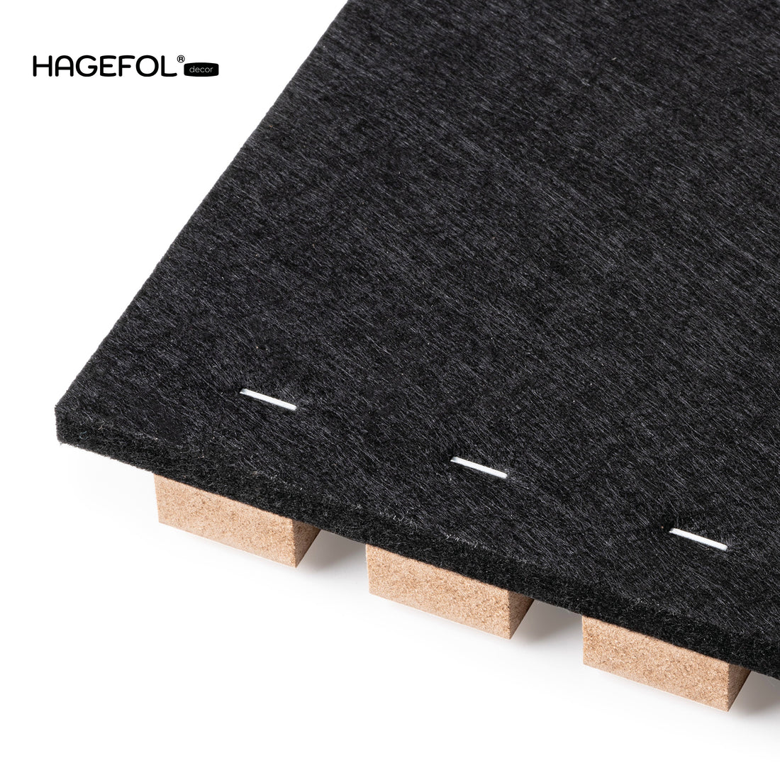 HAGEFOL® Akustikpaneele, 120x60 cm, Eiche, 2 Stück