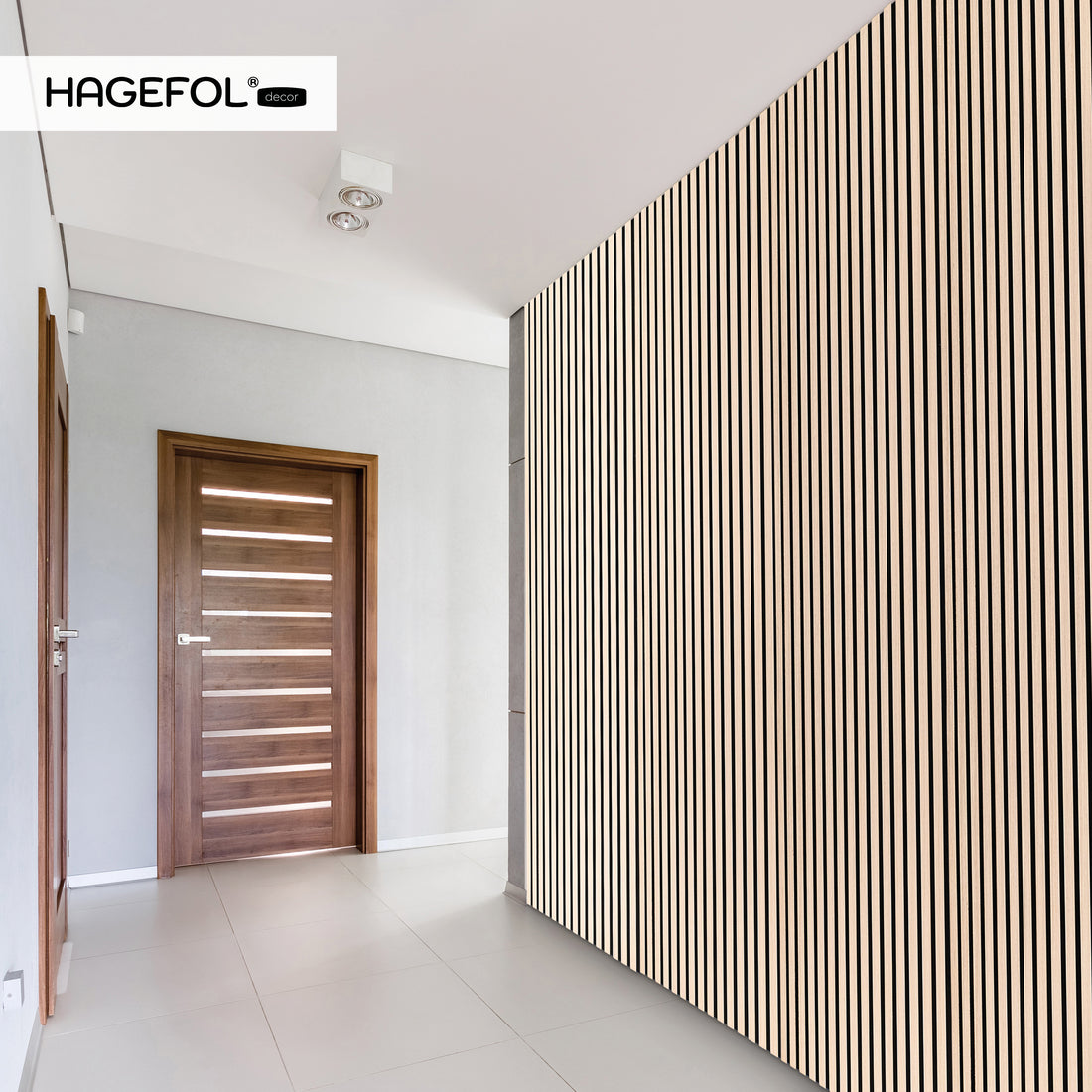 HAGEFOL® Akustikpaneele, 120x60 cm, Eiche, 2 Stück