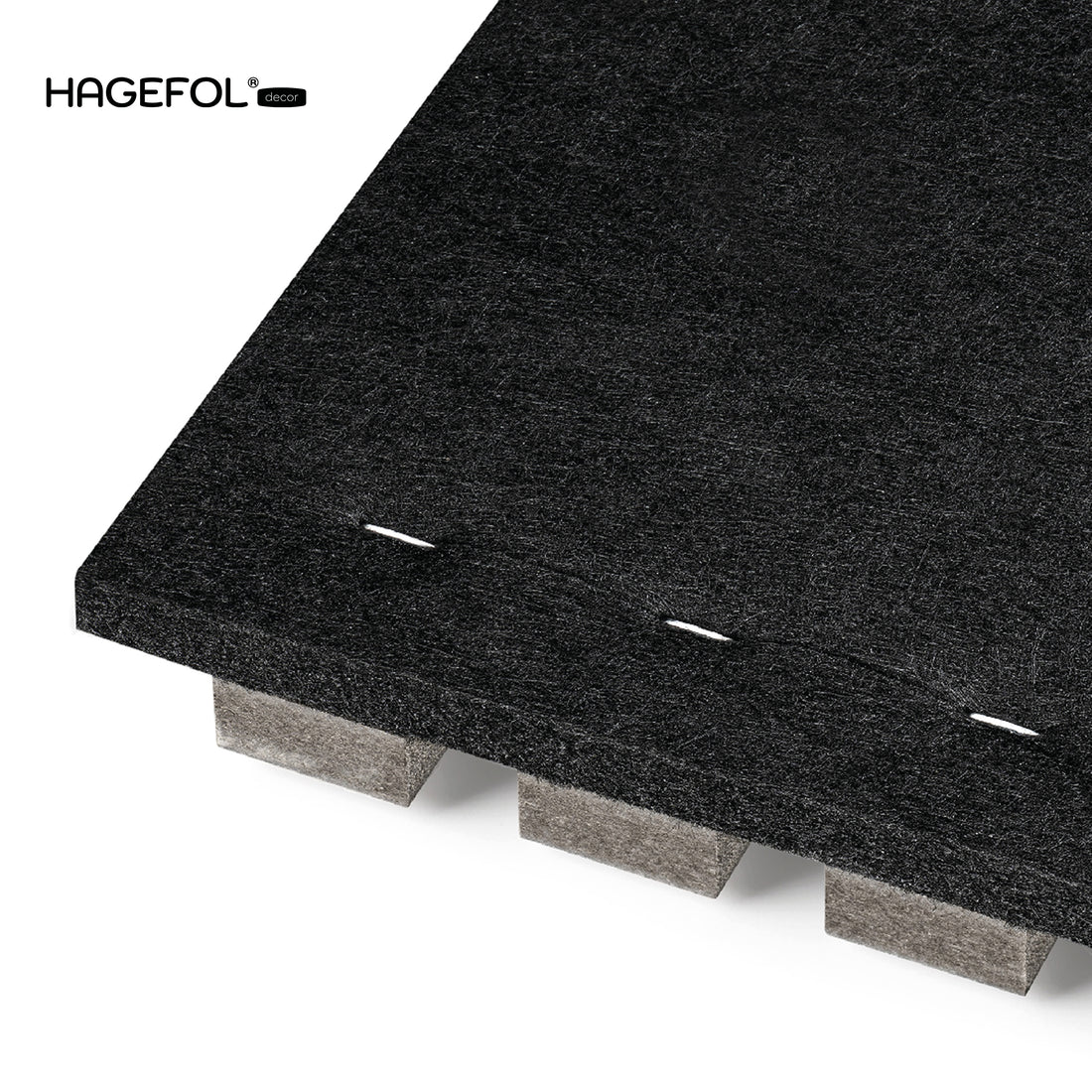HAGEFOL® Akustikpaneele, 120x60 cm, Grau, 2 Stück