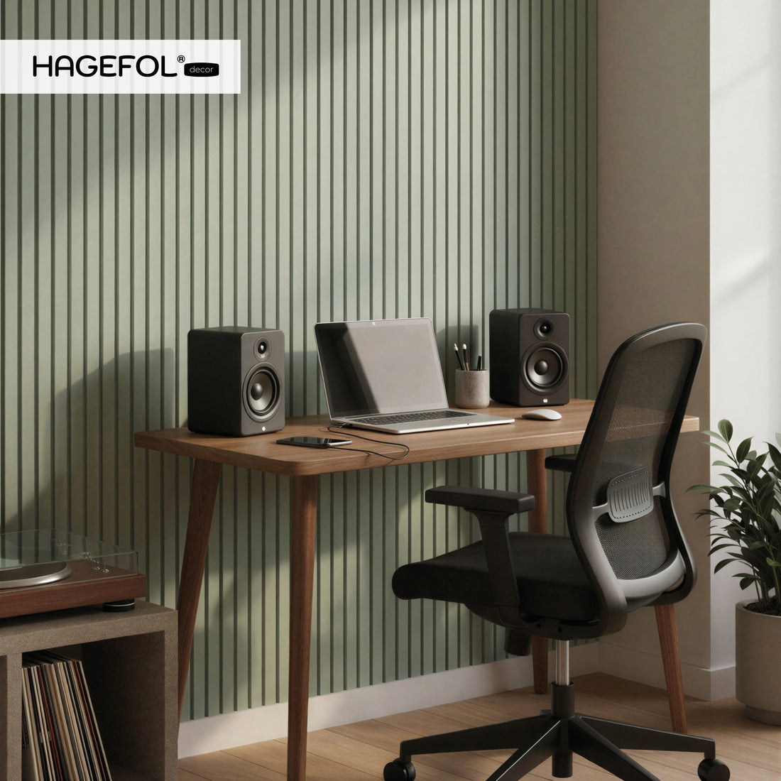 HAGEFOL® acoustic panels wood, 240x60 cm, oak