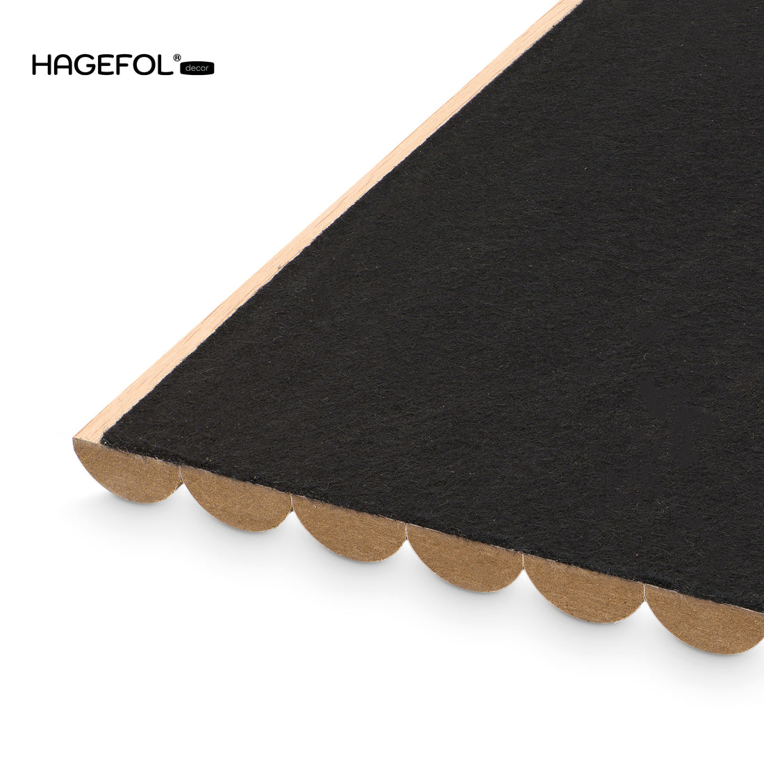 HAGEFOL® Akustikpaneele CurvedLine, 240x60 cm, Eiche
